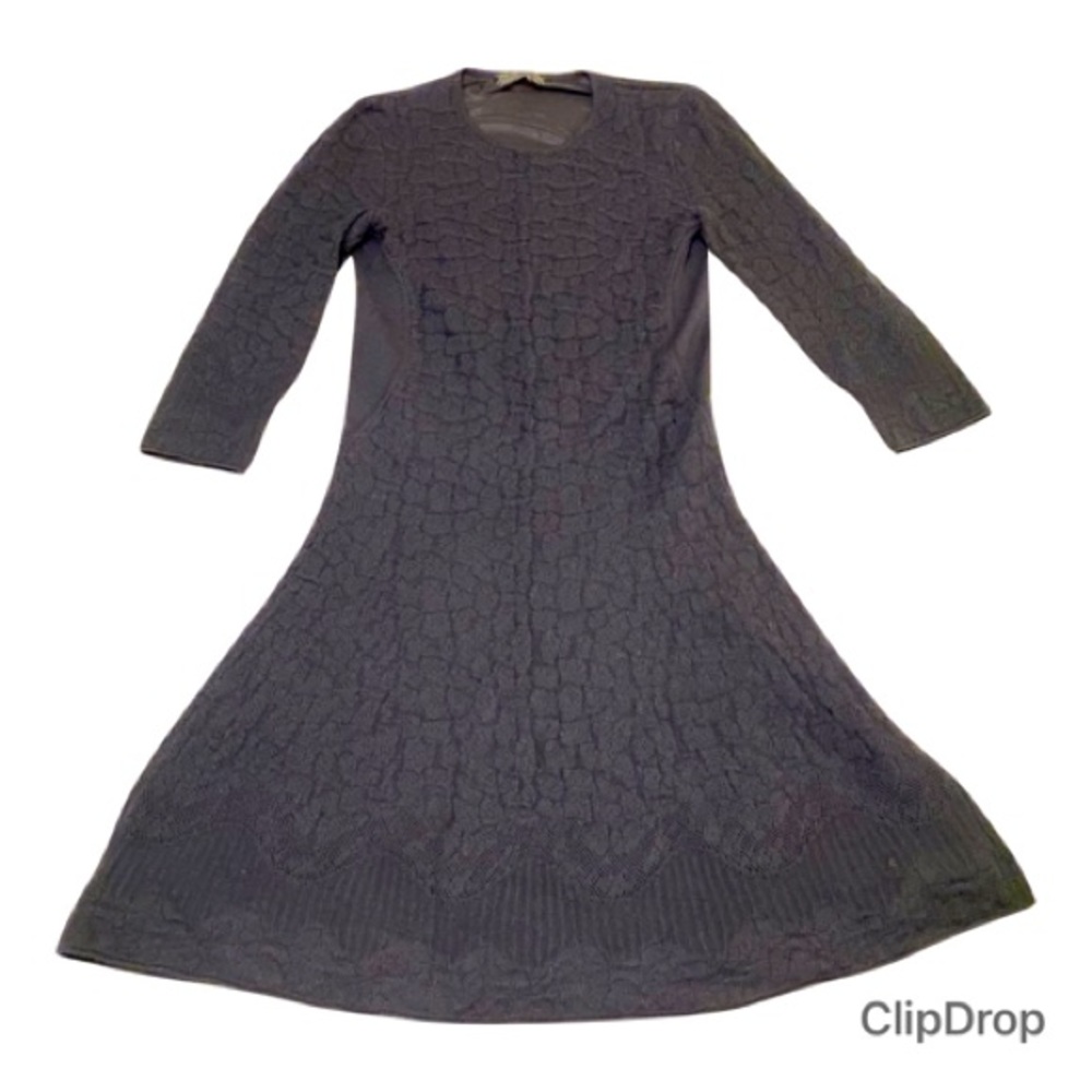 Salvatore Ferragamo 100% wool & nylon lined dress size m